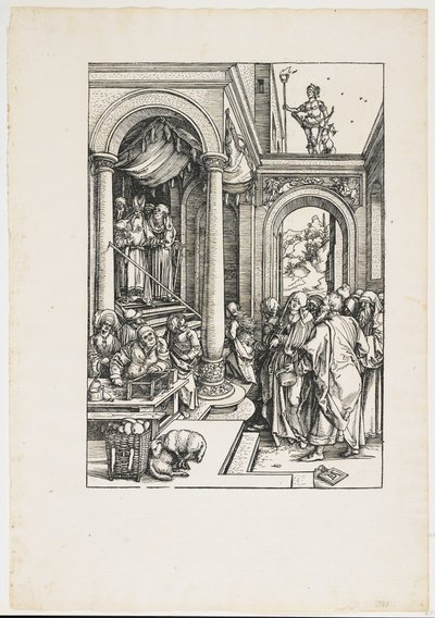 Presentación de la Virgen en el Templo, 1504-1505 (1511) de Albrecht Dürer